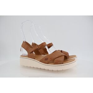 Born Brown and Cream Women's Sandals